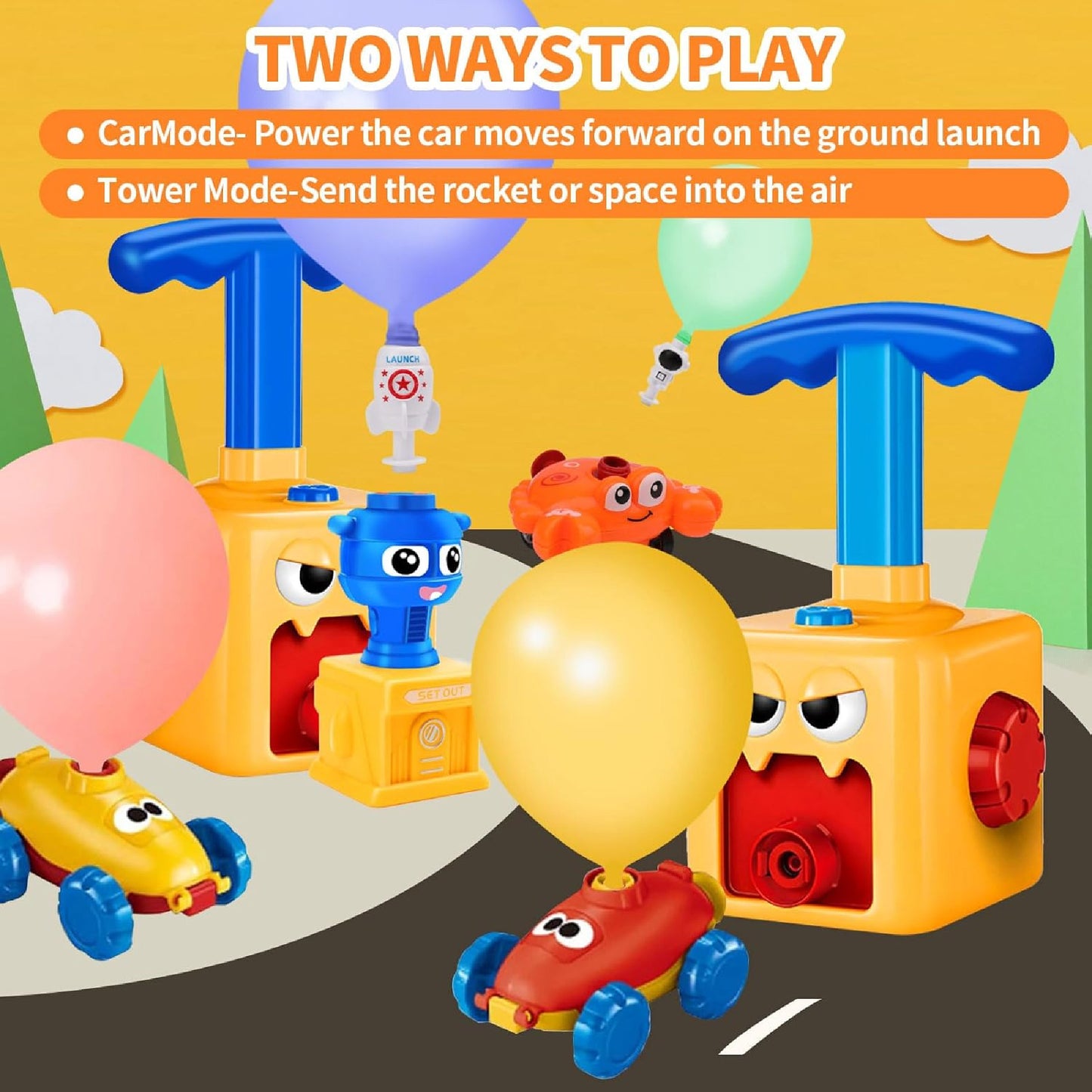 PowerCar® Despega y corre | Gratis: 1 propulsor extra + set de sticker + 12 Bombas 🎁