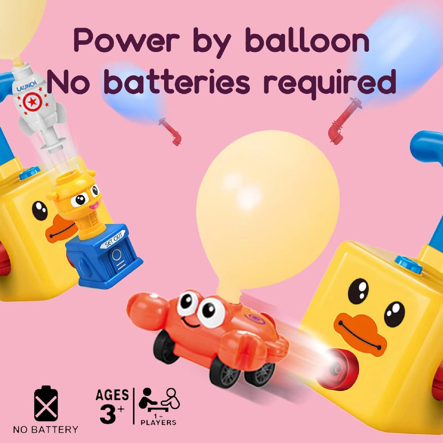 PowerCar® Despega y corre | Gratis: 1 propulsor extra + set de sticker + 12 Bombas 🎁