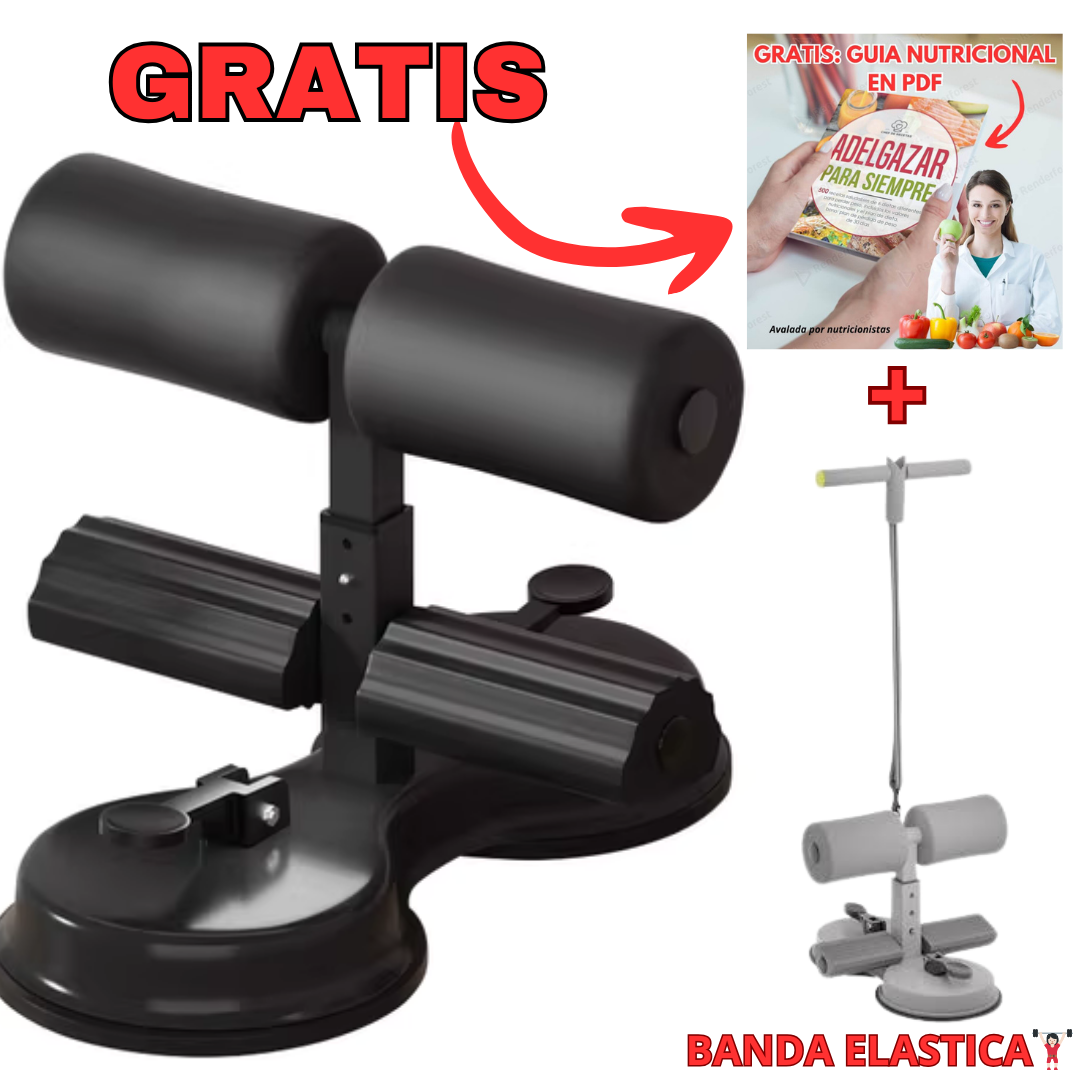 GYM HOME® - Gimnasio Portátil | GRATIS: Banda elástica + guía nutricional personalizada PDF 🏋️♀️